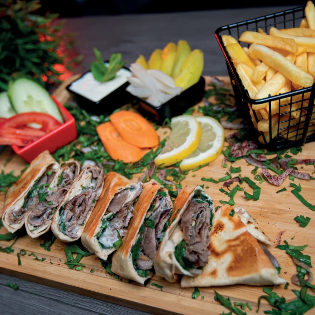 Arabischer Schawarma Teller