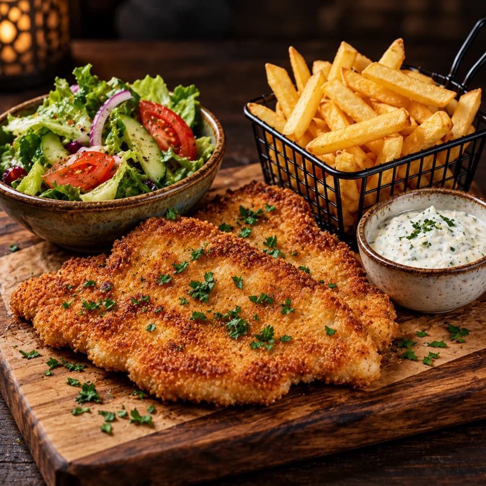 Menü Schnitzel